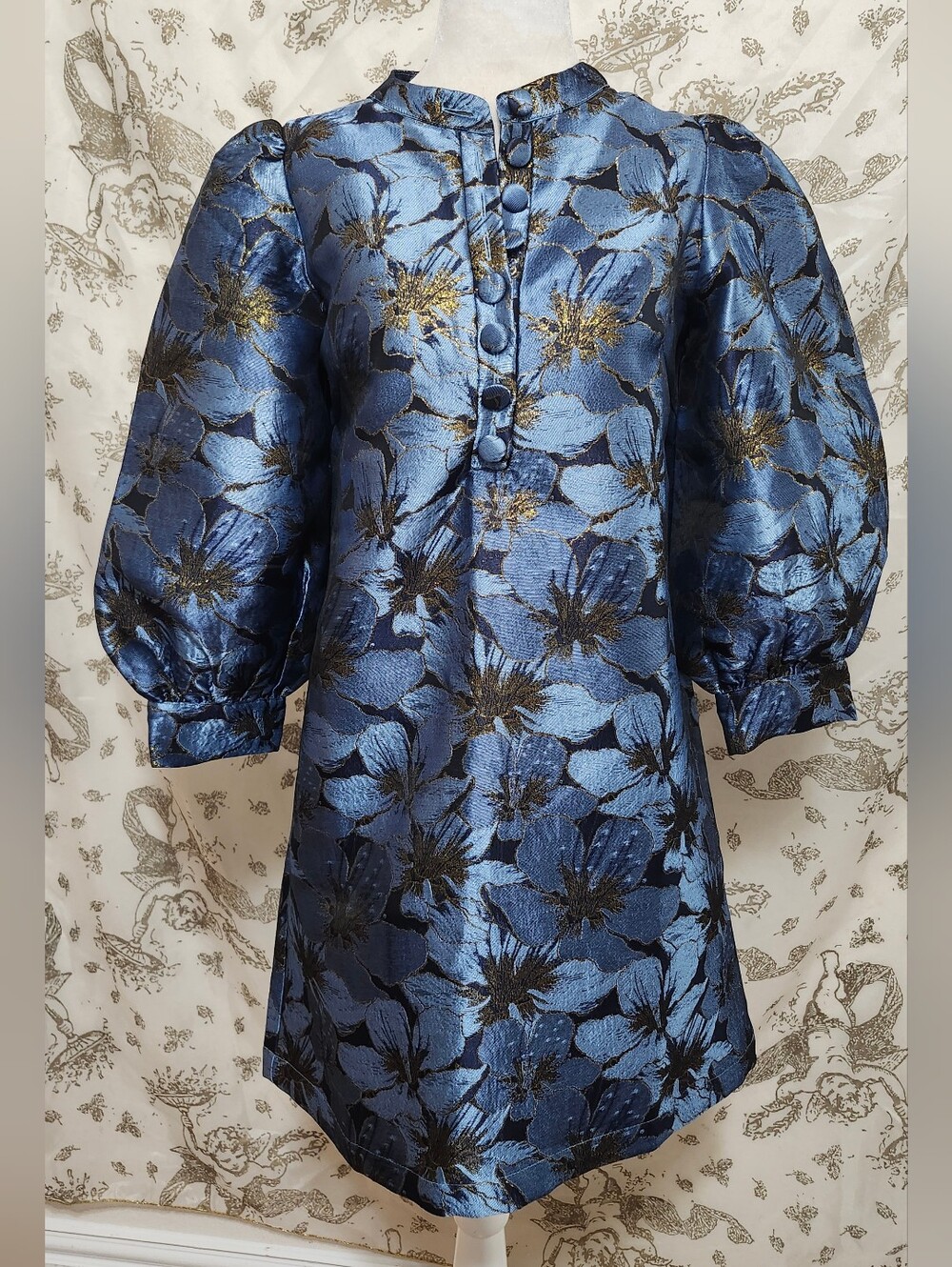 Beautiful Pomander Place by Tuckernuck "Samantha" mini shift dress S